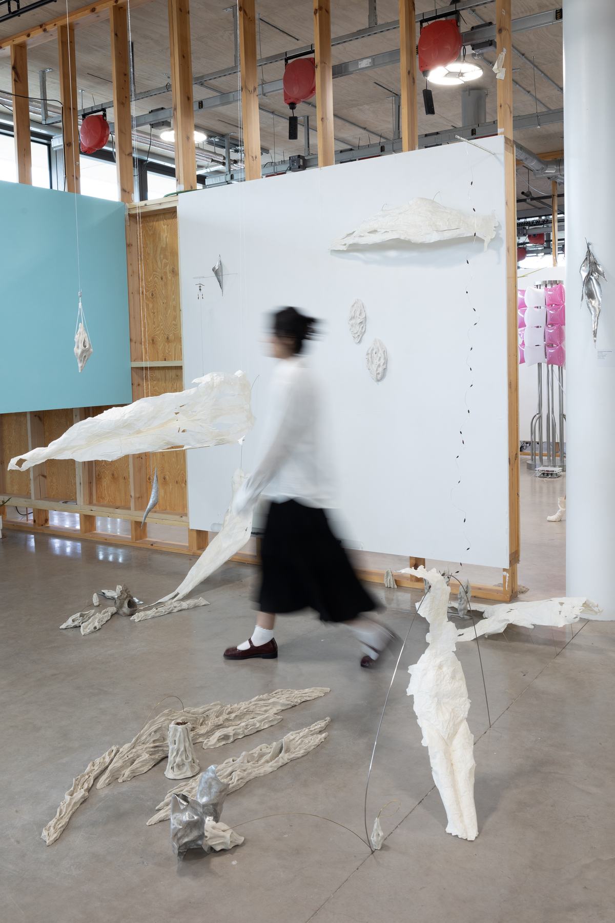 Installation view of Something Passed, Something Remained.